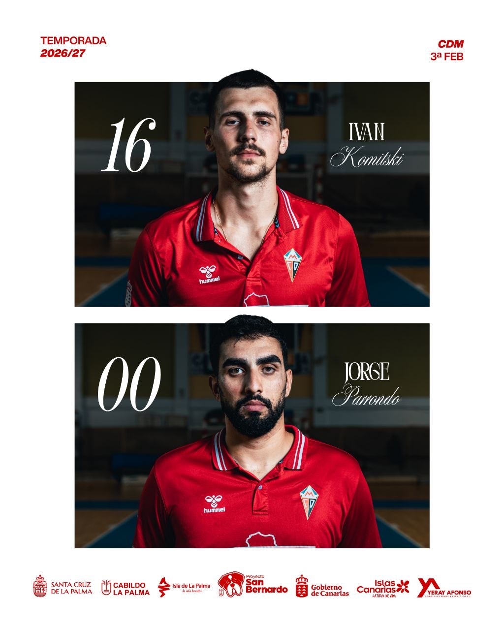 Plantilla de baloncesto del CD Mensajero 2026/27, bloque 2